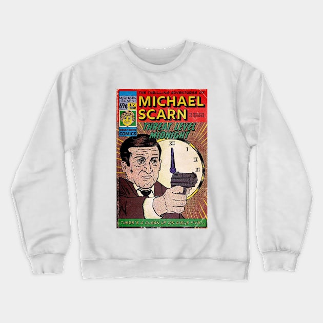 Threat Level Midnight Crewneck Sweatshirt by ShayliKipnis